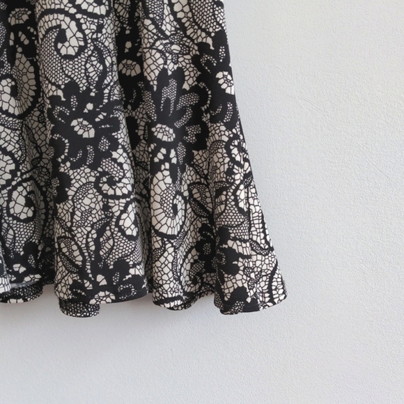 JOSEPH RIBKOFF | Vintage Dress Sleeveless V-Neck, Black/White, Womens Size 10 - Picture 6 of 10